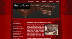Desktop Screenshot of meblemilan.pl