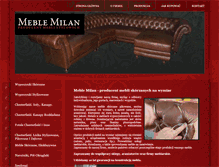Tablet Screenshot of meblemilan.pl
